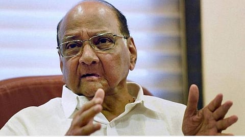 தேசியவாத காங்கிரஸ் கட்சித் தலைவர் சரத் பவார்: கோப்புப் படம்.