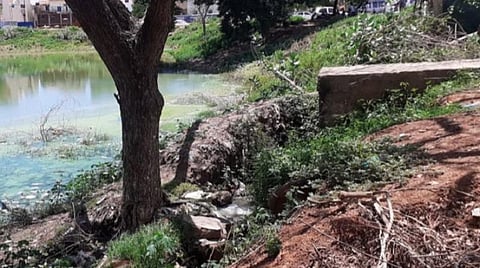 இளையான்குடி பஸ்நிலையம் அருகே குப்பை கொட்டும் இடமாக மாறிய தேவூரணி.