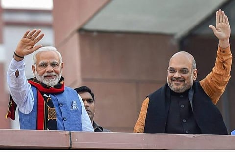 பிரதமர் மோடி, மத்திய உள்துறை அமைச்சர் அமித் ஷா: கோப்புப் படம்.