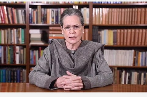 காங்கிரஸ் தலைவர் சோனியா காந்தி : கோப்புப்படம்