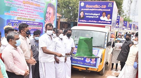 கோவையில் 20 கரோனா பரிசோதனை வாகனங்கள்: அமைச்சர் எஸ்.பி.வேலுமணி தொடங்கிவைத்தார்
