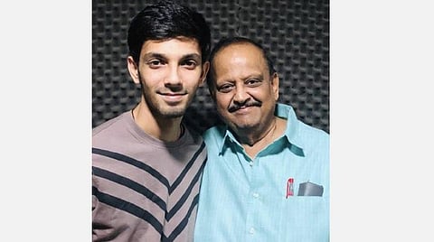 தேசத்தின் குரல் ஓய்ந்துவிட்டது: எஸ்பிபி மறைவுக்கு அனிருத் புகழாஞ்சலி