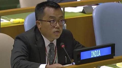 இந்தியாவின் ஐநா குழுவின் ஃபர்ஸ்ட் செகரெட்டரி வின்ட்டோ.