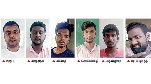 அமைச்சர் உதவியாளர் கடத்தல் விவகாரம்: உடுமலையில் அதிமுக பிரமுகர் உட்பட 6 பேர் கைது