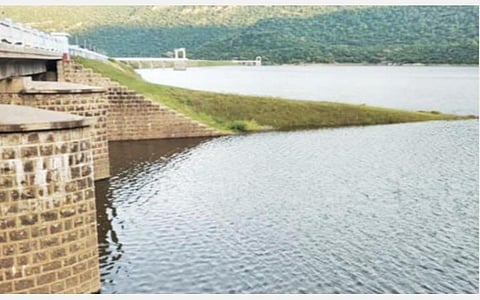 தருமபுரி மாவட்டம் பாப்பிரெட்டிப்பட்டி வாணியாறு அணையில் 52 அடியை தொட்டுள்ள நீர்மட்டம்.