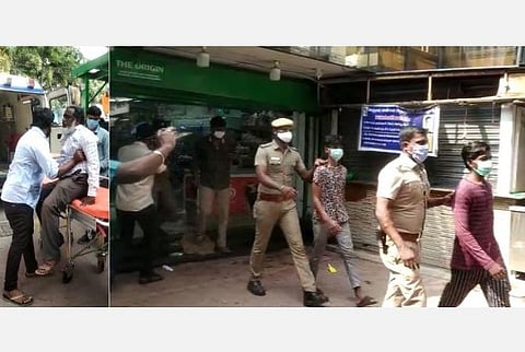 ஆயிரம் விளக்கில் சூப்பர் மார்க்கெட் சூறை; பட்டப்பகலில் 50 பேர் தாக்குதல்: 20 பேர் பிடிபட்டனர்