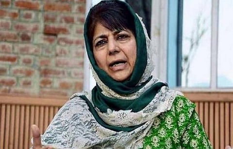 பிடிபி கட்சியின் தலைவரும் முன்னாள் முதல்வருமான மெகபூபா முப்தி : கோப்புப்படம்