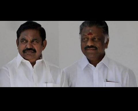 எடப்பாடி பழனிசாமி - ஓ.பன்னீர்செல்வம்: கோப்புப்படம்