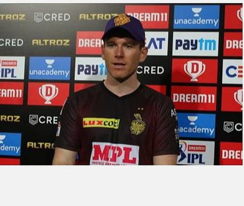 கேகேஆர் கேப்டன் மோர்கன்.