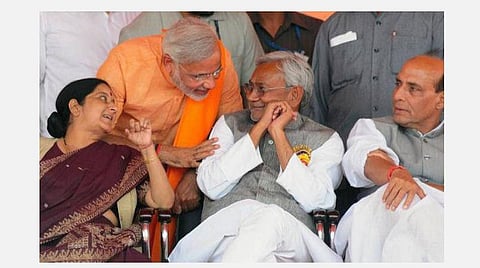 பாஜக-நிதிஷ்குமார் கூட்டணி சச்சின் - சேவாக் கூட்டணி போல் சூப்பர் ஹிட்: ராஜ்நாத் சிங் உற்சாகம்