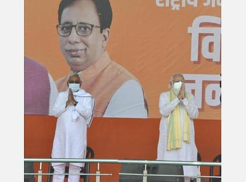 நிதிஷ் குமாருக்கு அவரது ‘இடத்தை’ சூசகமாக உணர்த்திய பிரதமர் நரேந்திர மோடி