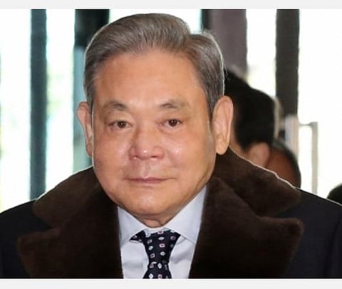 சாம்சங் நிறுவனத்தின் அதிபர் லீ குன் ஹீ : கோப்புப்படம்