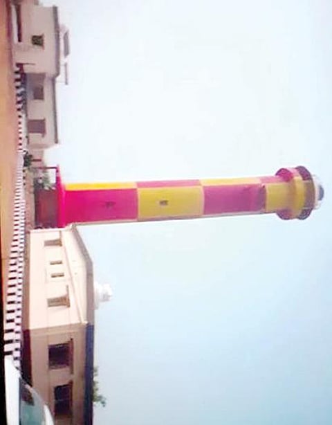 கூத்தன்குழியில் புதிதாக அமைக்கப்பட்டுள்ள கலங்கரை விளக்கம்.