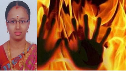 நாகர்கோவிலில் இரு குழந்தைகளைக் கொன்று பெண் தீக்குளித்து தற்கொலை: கணவர் இறந்த ஓராண்டிற்குப் பின்பு சோக முடிவு