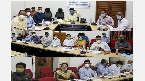 வடகிழக்குப் பருவமழை முன்னெச்சரிக்கை நடவடிக்கைகள்: சென்னை மாநகராட்சி ஆணையர் தலைமையில் ஆலோசனைக் கூட்டம்