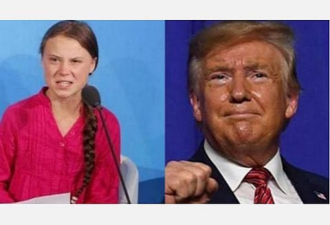 அமைதியாகுங்கள் ட்ரம்ப்; அமைதியாகுங்கள்: கிரெட்டா துன்பெர்க் பதிலடி