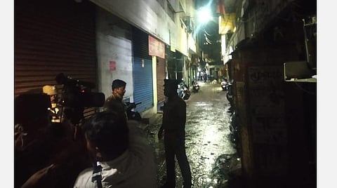 கொலை நடந்த வீடு உள்ள விநாயகர் மேஸ்திரி தெரு