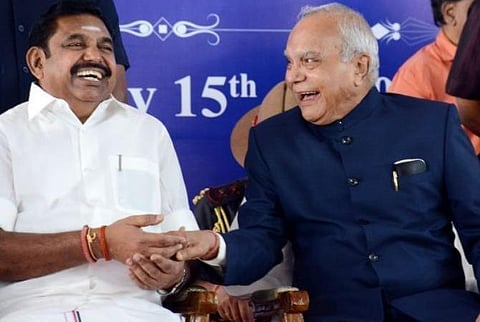 முதல்வர் எடப்பாடி பழனிசாமி, ஆளுநர் பன்வாரிலால் புரோஹித்: கோப்புப் படம்.