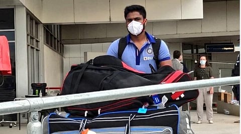 சிட்னி நகருக்குச் சென்றடைந்த இந்திய அணியினர்: படம் உதவி | ட்விட்டர்.