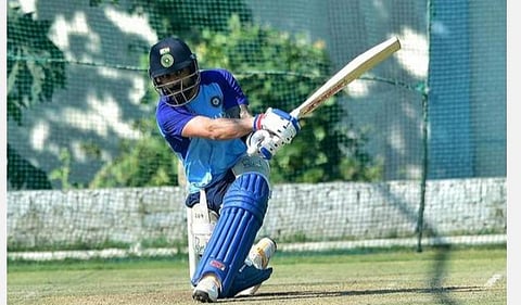 டெஸ்ட் போட்டிக்கான பயிற்சி பெறும் இந்திய கிரிக்கெட் அணி