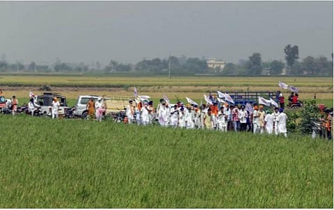 போராட்டங்கள் நடைபெறும் நிலையில் புதிய வேளாண் சட்டத்தின் கீழ் வர்த்தகர் மீது வழக்கு தொடர்ந்து நிலுவையை வசூலித்த விவசாயி