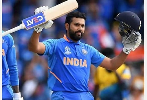 உடற்தகுதிக்கான பயிற்சியைத் தொடங்கினார் ரோஹித் சர்மா