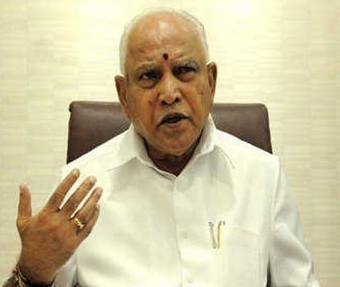 கர்நாடக முதல்வர் எடியூரப்பா: கோப்புப்படம்