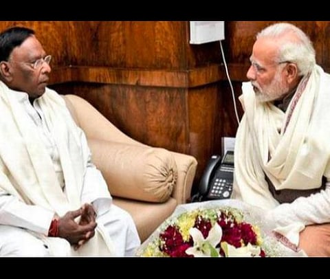 முதல்வர் நாராயணசாமி - பிரதமர் மோடி: கோப்புப்படம்