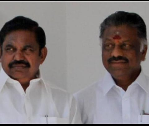 எடப்பாடி பழனிசாமி - ஓ.பன்னீர்செல்வம்: கோப்புப்படம்