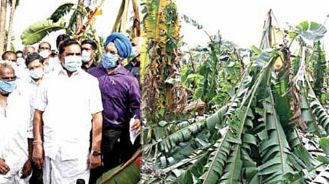 தகுந்த முன்னெச்சரிக்கை நடவடிக்கைகளை அரசு மேற்கொண்டதால் ‘நிவர்’ புயலால் தமிழகத்தில் குறைவான பாதிப்பு: கடலூரில் சேதங்களை பார்வையிட்ட பின்னர் முதல்வர் பழனிசாமி தகவல்