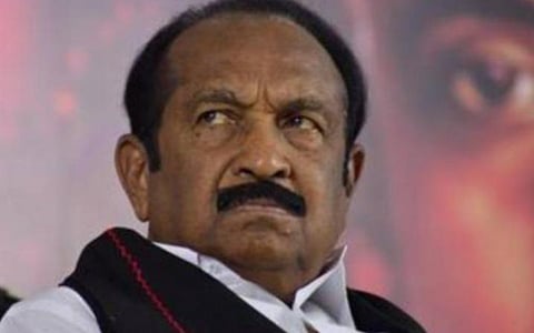 வைகோ: கோப்புப்படம்