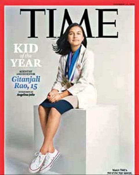 2020-ம் ஆண்டின் சிறந்த குழந்தையாக இந்திய வம்சாவளியை சேர்ந்த கீதாஞ்சலி தேர்வு