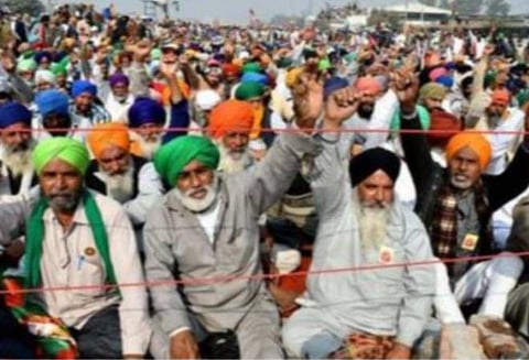 டெல்லி விவசாயிகள் போராட்டம்.