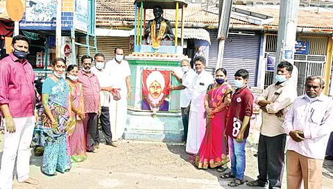 திருவண்ணாமலையில் பாரதியாரின் பிறந்தநாள் விழா கொண்டாடப்பட்டது.
