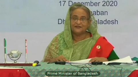 பாகிஸ்தானிடம் இருந்து வங்கதேசத்திற்கு விடுதலை; இந்தியாவுக்கு கடமைப்பட்டுள்ளோம்: ஷேக் ஹசினா நெகிழ்ச்சி