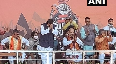 மேற்குவங்கத்தில் அமித் ஷா: பாஜகவில் 11 திரிணமூல் காங்கிரஸ் எம்எல்ஏக்கள், எம்.பி இணைந்தனர்