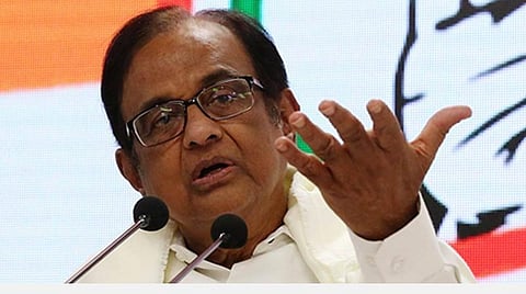 காங்கிரஸ் மூத்தத் தலைவர் ப.சிதம்பரம் : கோப்புப்படம்