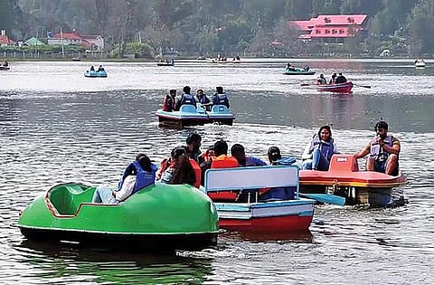 புத்தாண்டை கொண்டாட கொடைக்கானலில் குவிந்த சுற்றுலா பயணிகள்