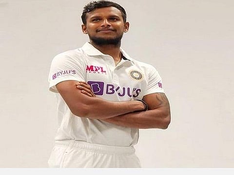 இந்திய அணி வீரர் நடராஜன்: கோப்புப் படம்.