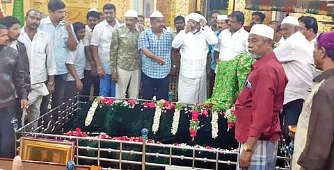 திருச்சி நத்தர்ஷா பள்ளிவாசலில் நேற்று வழிபாடு நடத்துகிறார் சு.திருநாவுக்கரசர் எம்.பி.