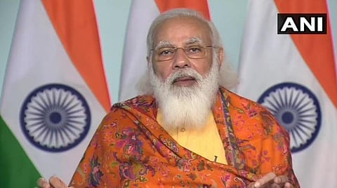 பிரதமர் மோடி பேசிய காட்சி | படம்: ஏஎன்ஐ.