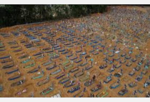 பிரேசிலில் கரோனா பலி 2,16,445 ஆக அதிகரிப்பு