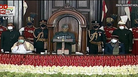 குடியரசுத் தலைவர் உரையுடன் நாடாளுமன்ற பட்ஜெட் கூட்டத்தொடர் தொடங்கியது