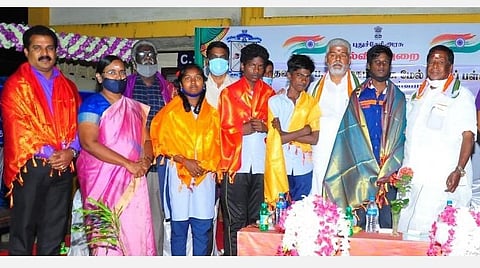 தேசிய அளவிலான கலா உத்சவ் போட்டியில் காரைக்கால் அரசுப் பள்ளி மாணவர்கள் வெற்றி: முதல்வர் நாராயணசாமி பாராட்டு