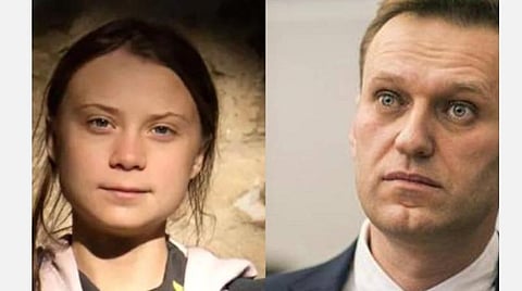 அமைதிக்கான நோபல் விருது: கிரெட்டா, அலெக்ஸி பெயர்கள் பரிந்துரை