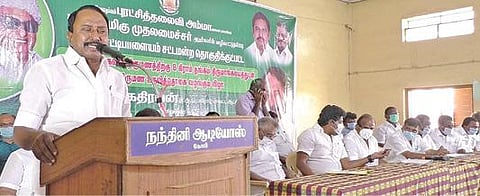 கோபியில் நடந்த அரசின் திருமண உதவித்தொகை வழங்கும் விழாவில் அமைச்சர் செங்கோட்டையன் பேசினார்.