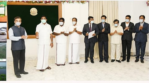 திருவள்ளூர் மாவட்டத்தில் ஆறு வழித்தடப் பிரதான சாலை: முதல்வர் திறந்து வைத்தார்