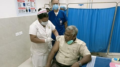 நெல்லையில் 2-ம் தவணை கரோனா தடுப்பூசி வழங்கல்