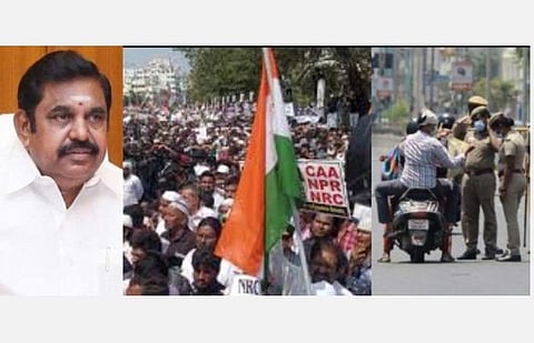 சிஏஏ போராட்டம், கரோனா ஊரடங்கு வழக்குகள் ரத்து: முதல்வர் பழனிசாமி அறிவிப்பு