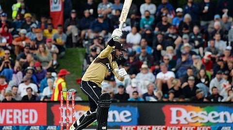 ஆஸிக்கு எதிரான டி20 ஆட்டத்தில் அதிரடியாக ஆடிய நியூஸி வீரர் கான்வே : படம் உதவி ட்விட்டர்